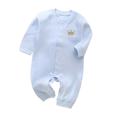 Baby jumpsuit spring and autumn boneless newborn clothes pure cotton a baby underwear pajamas jumpsuit crawling suit