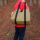 Cross-border Firewood Storage Bag Firewood Camping Outdoor Logging Bag Carrying Storage Bag Wooden Oxford Bag
