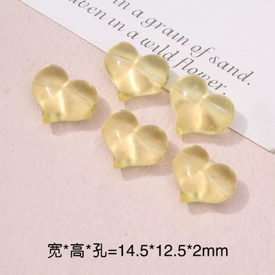 Piezoelectric Citrine Moon Love Zərgərlik ara hissələri - no-2-love-free-shipping-for-purchases-over-38-yuan-in-the-store
