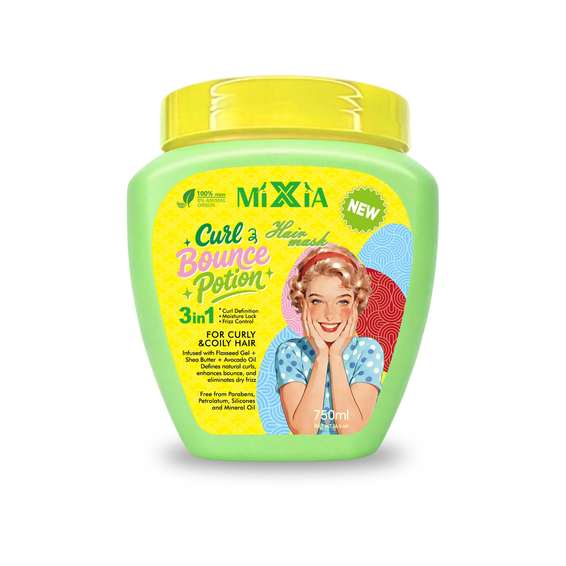 Mascarilla Capilar de Keratina 3 en 1 Hidratante