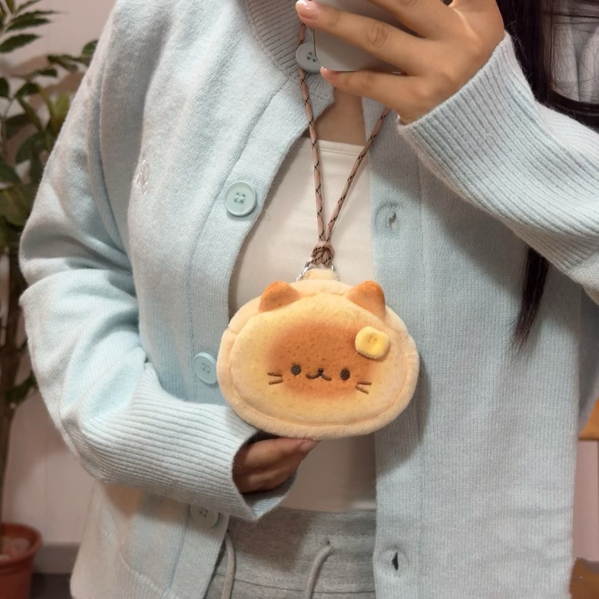 Women's Plush Cat Cute Sweet Oval Zipper Shoulder Bag Coin Purse display picture 10
