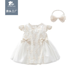 子供のスカートの夏の新型の赤ちゃんのワンピースの女性の赤ちゃんの甘い王女のスカートの満月のドレスのスカートの女の子のスカート