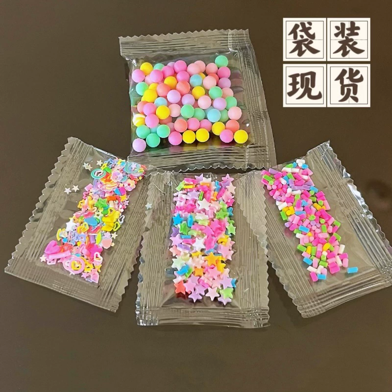 Сахарные гранулы 3 г Мягкая Керамика звезда Смола Материал ручной работы сумка кремовый клей DIY Goo карта огнеупорная Краска Печать маленькие аксессуары упаковка