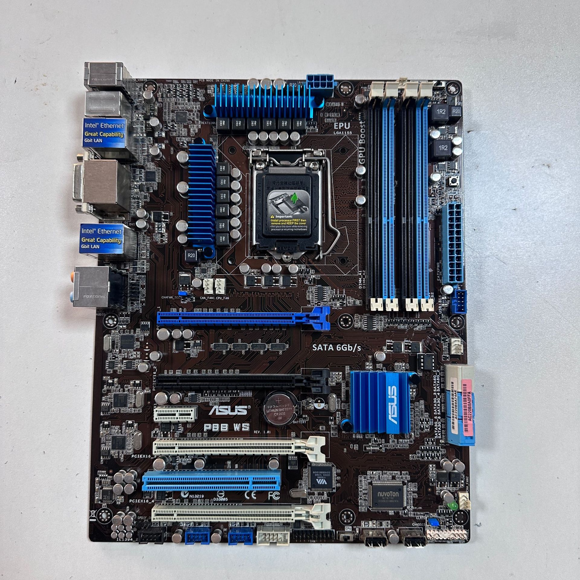 适用于华硕主板P8B-WS服务器主板LGA1155针台式电脑主板