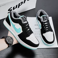 Путианская фабрика прямая продажа мужские туфли AJ Low Guo Ailunka пустой Air Force No. 1 обувь AJ1 черно-белая панда женская