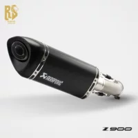 RS оригинал подходит для модифицированного мотоцикла Kawasaki Z900, выхлопная труба из нержавеющей стали с карбоновым волокном K11, средняя секция хвоста 51.