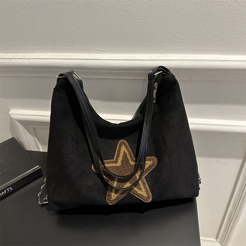2023 nuevo bolso de cercanías retro simple personalidad de la moda ins esmerilado mochila de gran capacidad bolso de hombro