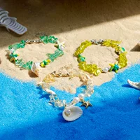 Летний морской браслет здесь! Почти 50 жемчужных раковин морских звезд браслеты раковины на ваш выбор ~~