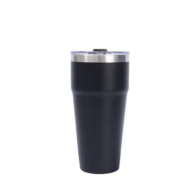 Comercio exterior nuevo acero inoxidable de doble capa 26oz taza de aislamiento caliente taza de automóvil portátil taza de café en stock image 5