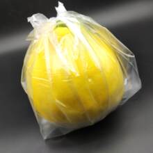 2、	背心型透明塑料袋葡萄柚蜜柚柚子水果套袋子果薄膜包装袋子