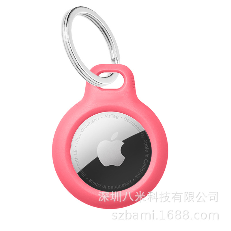Aplicable a Apple airtag funda protectora airtags funda protectora Apple localizador anti-perdido dispositivo cordón ABS