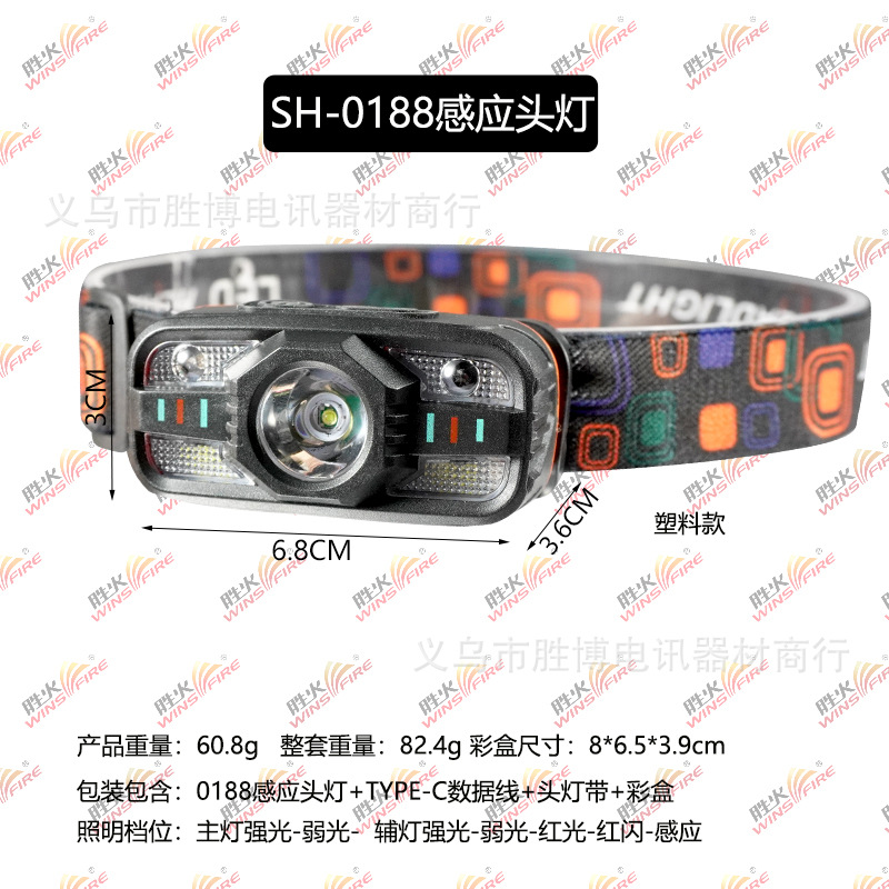 Transfronterizos mini faro COB fuerte faro de emergencia al aire libre iluminación de doble fuente de luz con imán 101 faro