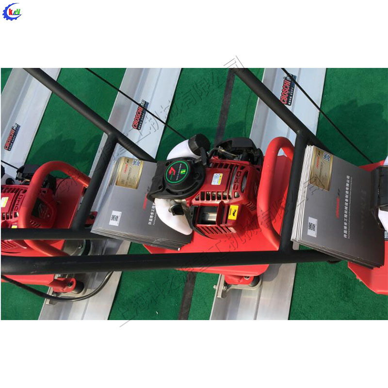 混凝土路面振平尺软轴四冲程风冷汽油机建筑地面手推式振捣尺