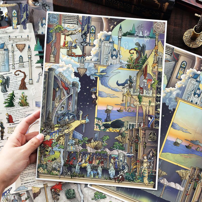 Infeel.Me 2.5D Super Large Scenery Stickers - Today's Offer: 56th Edition of High-Difficulty Stress-Relief Toys Infeel.Me 2.5D Super Large Scenery Stickers - Today's Offer: 56th Edition of High-Difficulty Stress-Relief Toys