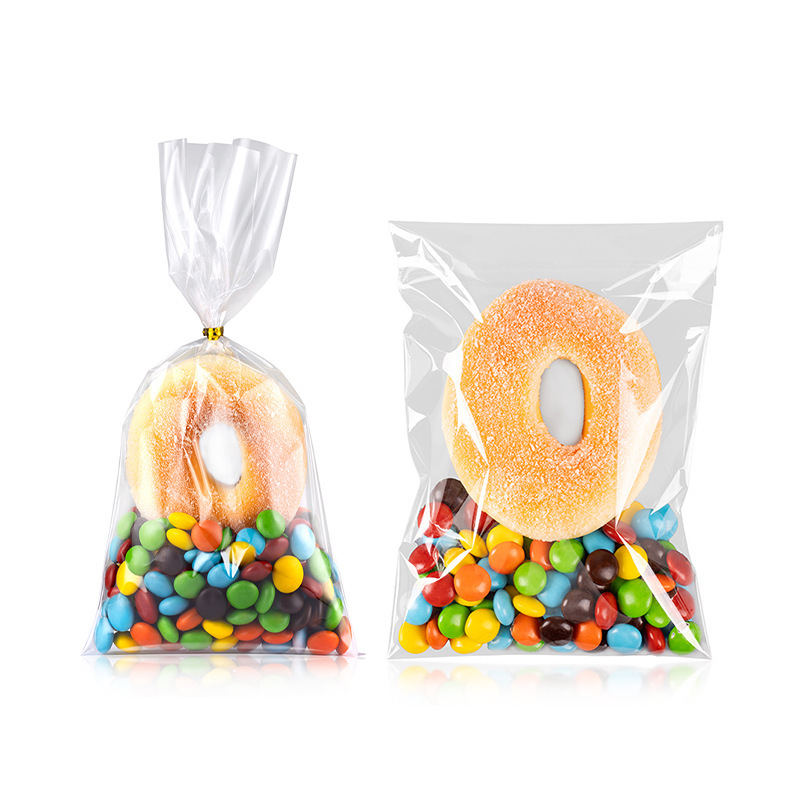 跨境透明opp玻璃纸袋糖果零食面包自粘袋子节日塑料自封口包装袋|undefined