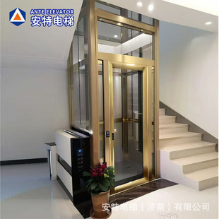 家用电梯二层曳引液压升降观光梯自建房室内外挂四层六层别墅电梯-阿里巴巴
