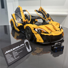 国境を越えて互換性のあるレゴマクラーテンP1ビルディングブロックスーパーカーリモコンレーシングカー子供用高難易度組み立ておもちゃT338