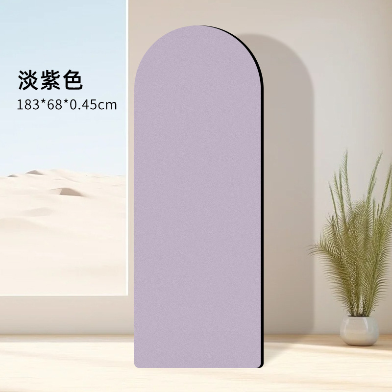 つや消し半円ヨガマット pu + ゴムヨガマット滑り止めグリップヨガマットアーチ型天然ゴムヨガマット|undefined