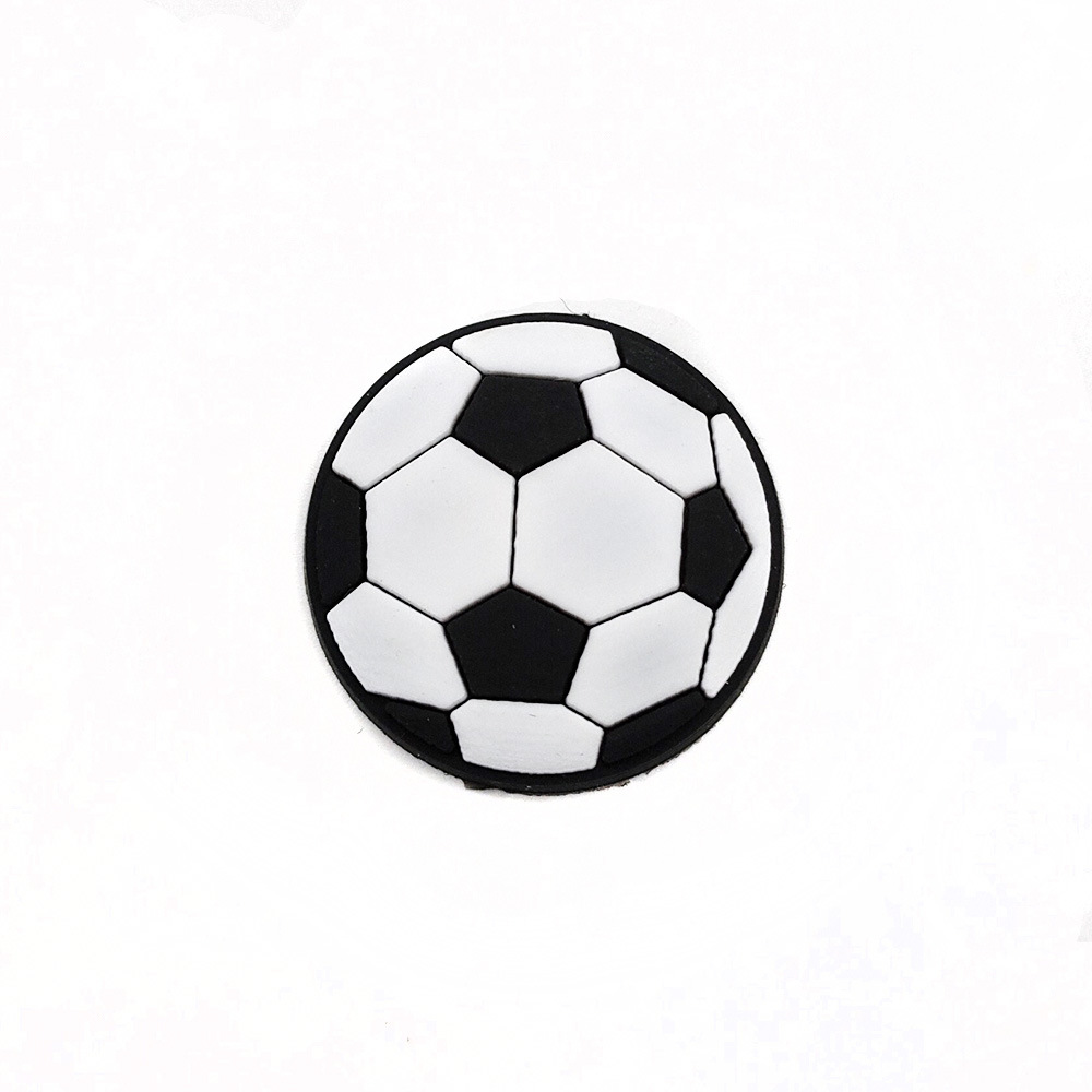 Juego Fútbol Rubik's Cube 47 zapatos con agujeros de bricolaje hebilla de zapatos de flores accesorios de goma suave desmontables dibujos animados Smart Star Boy