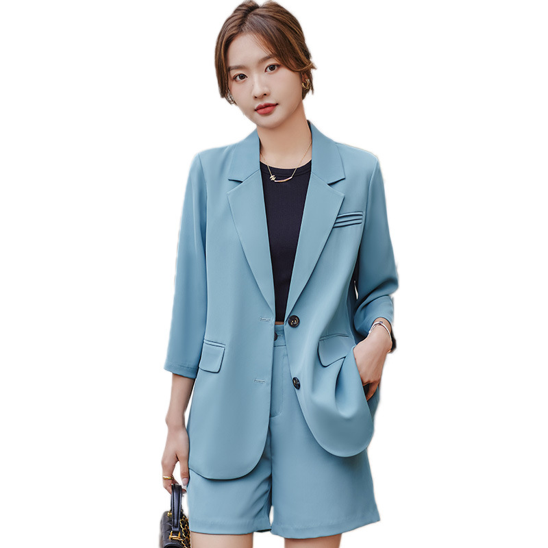 Colored summer classic suit jacket
