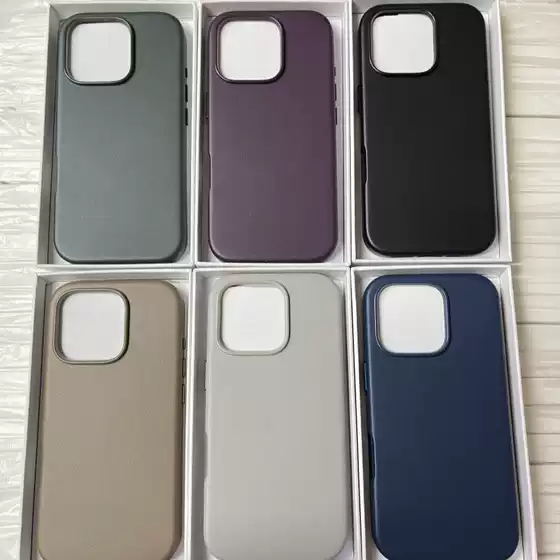 Leather Magnetic Animation 16Pro Mobile Phone Case Suitable for Apple 15Promax Protective Case 14/13Mini Official Website Case