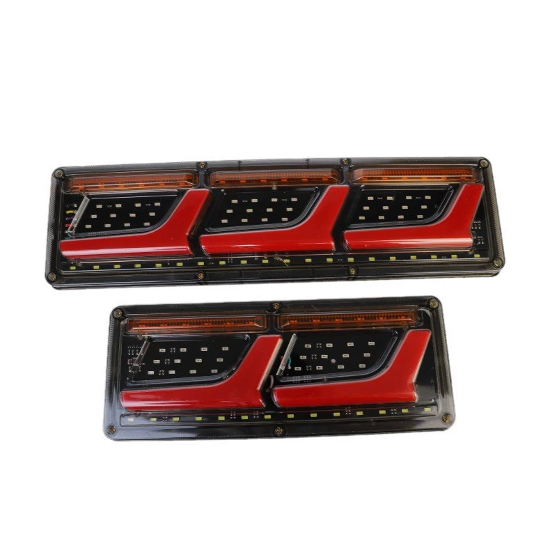 Производители поставляют различные типы задних фонарей грузовых автомобилей 7-образный светодиодный стоп-сигнал поворота сигнальная лампа высокого сигнала