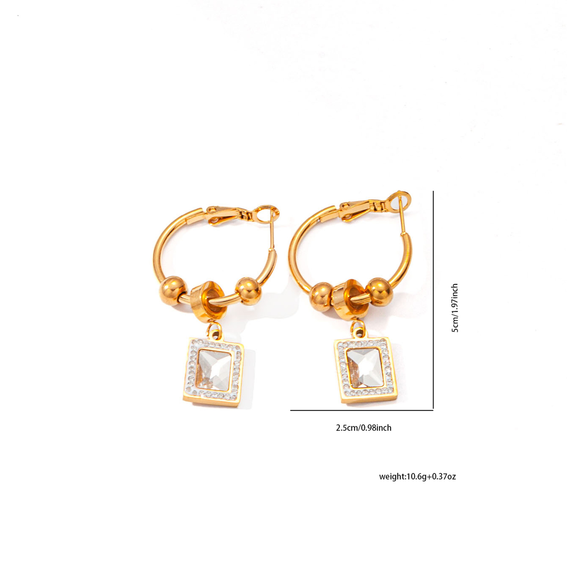 13g Weight 0.03µm Gold Plating Thickness Electroplated Gold Plating Process 201 Stainless Steel Ear Needle Material Golden Plated Plating Material Artificial Pearls Inlay Material Earrings Classification 1 Pair Quantity Casual Occasion 201 Stainless Steel Material Heart Shape Pattern Women's Gender Elegant, Lady Style Plating Craft 1 Pair Elegant Lady Heart Shape Plating Titanium Steel Earrings 12