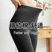 黑色保暖裤加绒加厚女棉裤冬季可外穿厚黑裤袜打底裤高腰东北特厚