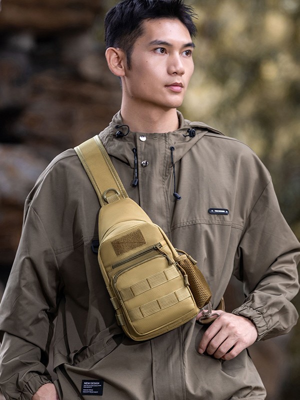 2025 New Outdoor Tactical Chest Bag for Men and Women, Multi-Functional Cross-Body Shoulder Bag, Military Fan Sports Cycling Motorcycle Bag
