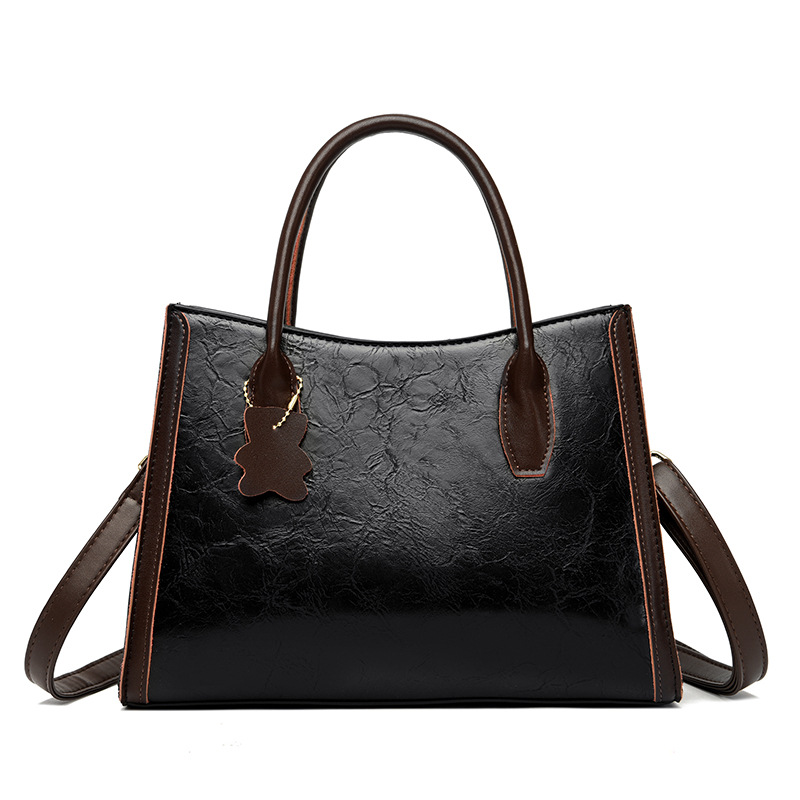 Handbag Women's Large Capacity Bag 2024 New Tote Bag Soft Leather All-match Trendy Elegant European and American Fashion Crossbody Bag_voghion.com