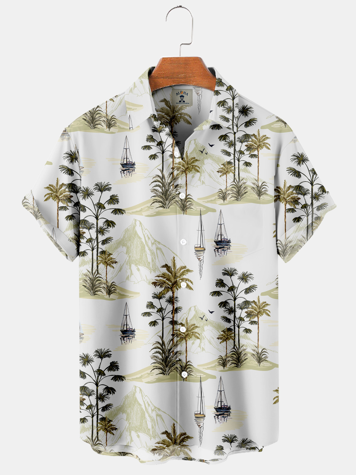 Estación independiente Camisa de manga corta transfronteriza para hombres Camisa impresa digital 3D de rebote de cuatro lados Patrón de diseño de fábrica de origen