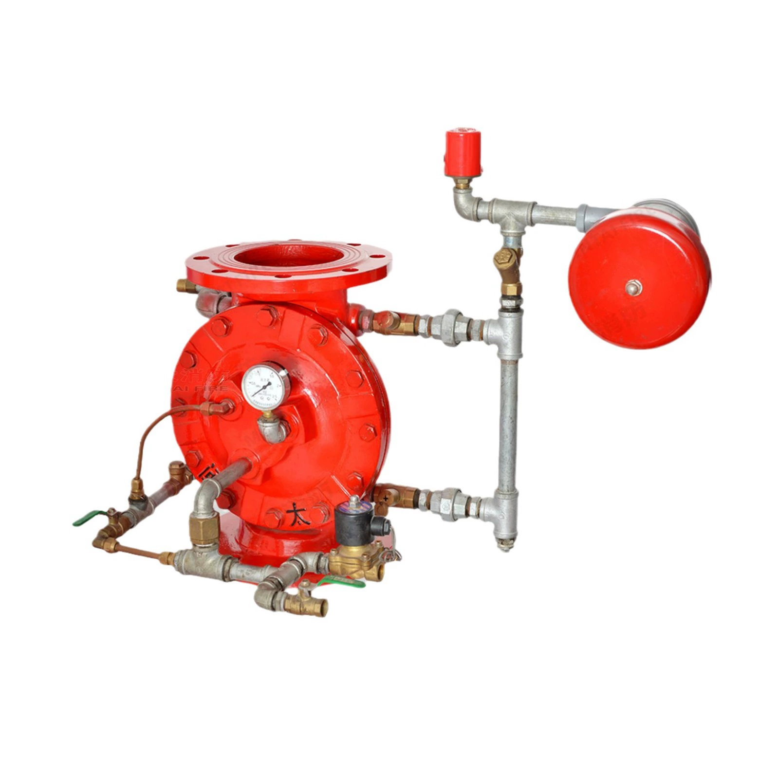 Клапан дождевой сигнализации ZSFM диафрагма DN100-200 Fujian Fujian Fire Пожарная установка оборудование клапан сигнализации прямой продажи