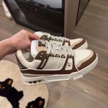 白水泥trainer男鞋黑粉色黑牛仔百搭灰牛仔黑武士休闲女士板鞋