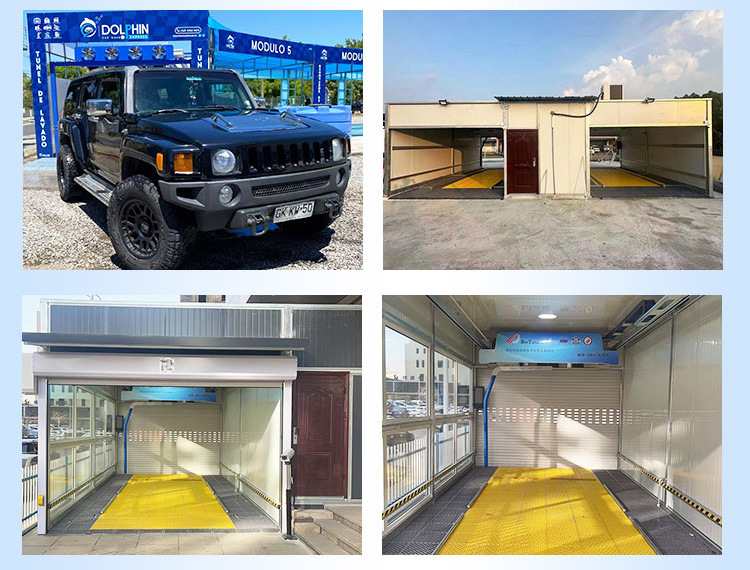 24-Hour Fully Automatic Contactless Car Wash Machine, Unattended Automatic Intelligent Car Wash