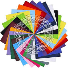 方巾供应印图印刷纯棉应援手帕小方巾批发小批量方巾印logo图片文