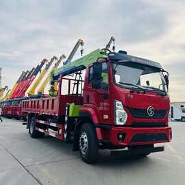 陕汽轩德X9单桥程力8吨五节臂 厂家随车吊价格型号参数配置图片