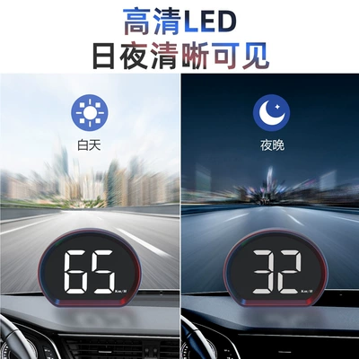 Car Universal Gps Speedometer: Vehicle HUD