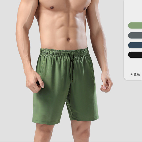 Puffy sports shorts men's breathable training cool pants five-point pants summer casual fitness quick-drying running pants