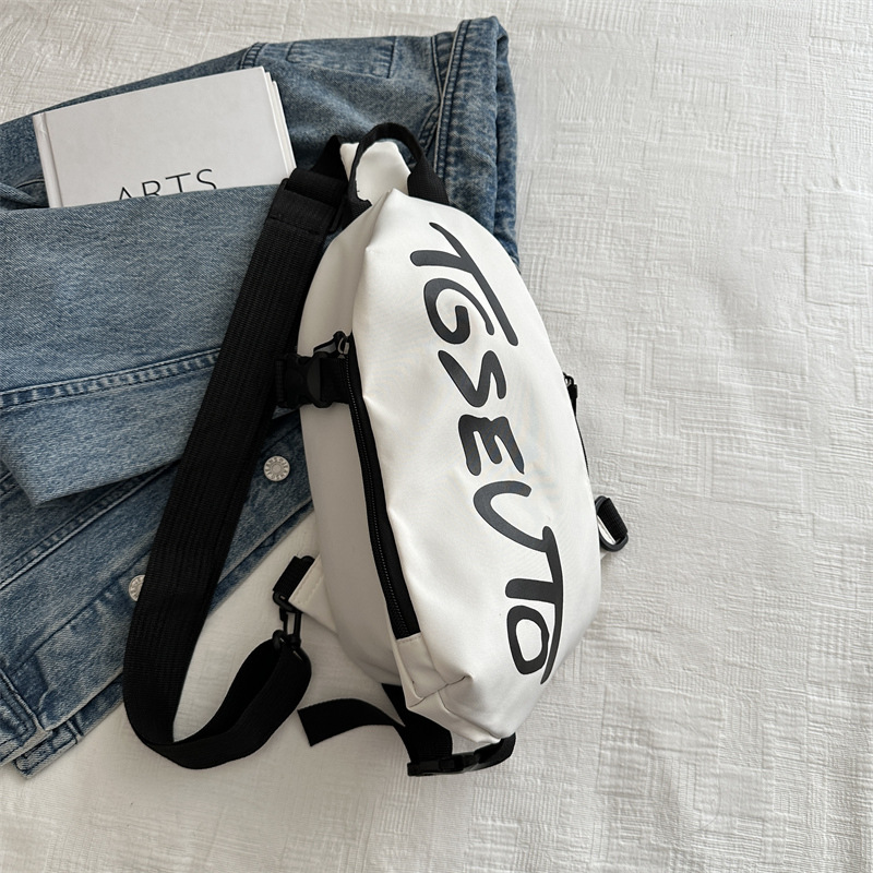Bolso de hombro casual, bolso de cintura personalizado, bolso de hombro casual, bolso de pecho a prueba de agua, bolso de tendencia de almacenamiento para correr