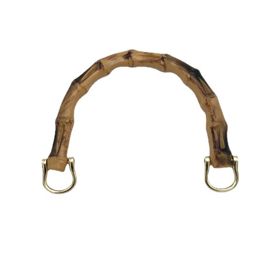 Handle bag handle bamboo handle diy handmade bag material original color anti-real plastic bamboo handle