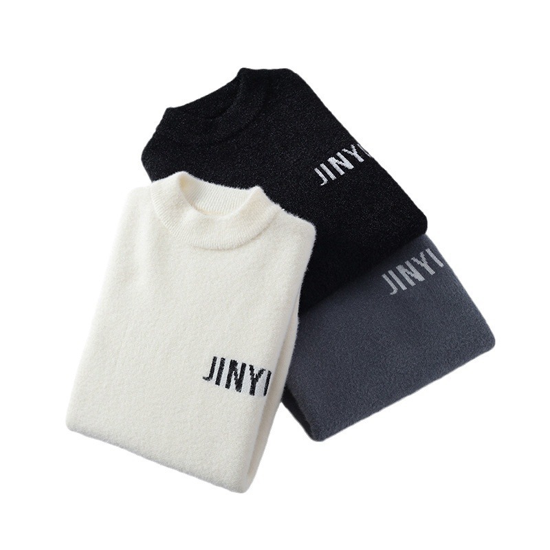 Men's Thick Knitted Mink Fur Sweater For Autumn And Winter_voghion.com