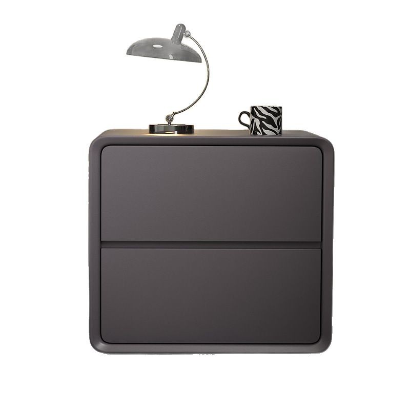 Mesa de té de madera sólida de alta calidad, mesa de cabecera de cama negra, gabinete de viento silencioso, gabinete simple de almacenamiento moderno, dormitorio simple