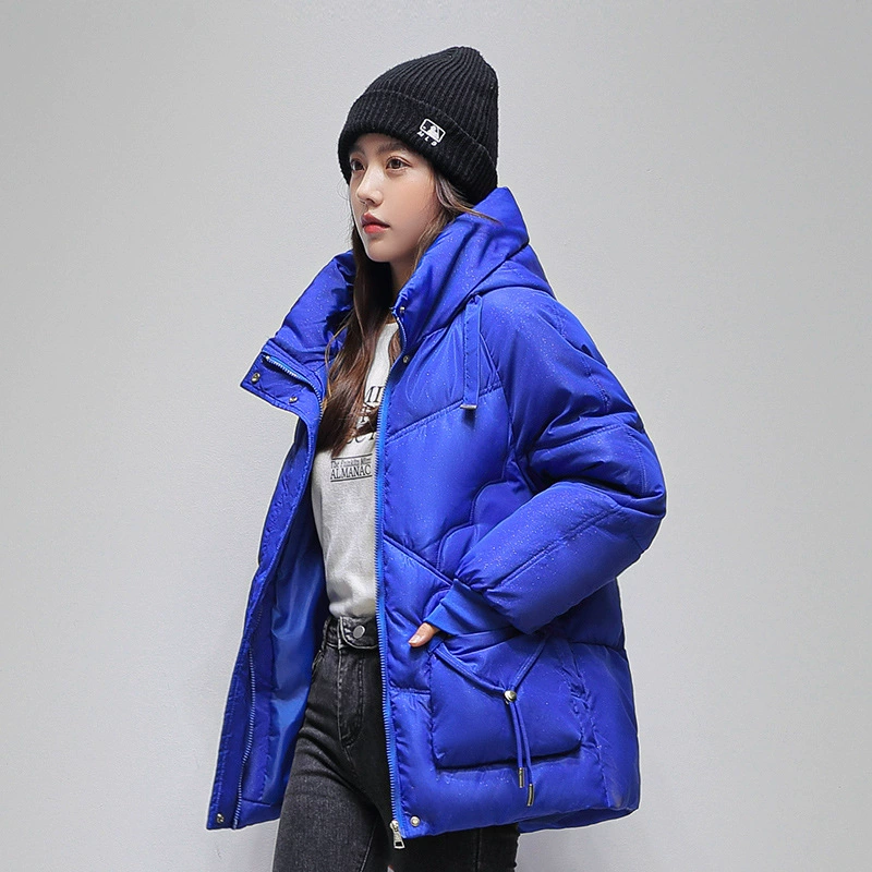 Повседневная трендовая пуховая хлопковая одежда, женская новая зимняя теплая куртка 2022, внешняя торговля, оптовая продажа