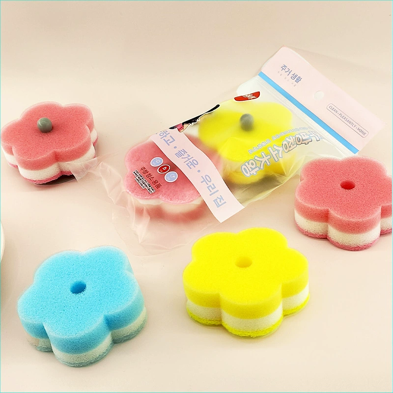 Сильконовая/графитовая насадка? Не. Wait translate properly: Suction cup dishwashing sponge Korean pattern sponge wipe suction cup pot brush sponge scouring pad suction cup manufacturer wholesale