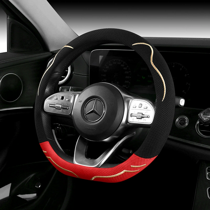 Новый летний чехол из ледяного шелка руля летом освежающий автомобиль чехол из противоскользящего льда