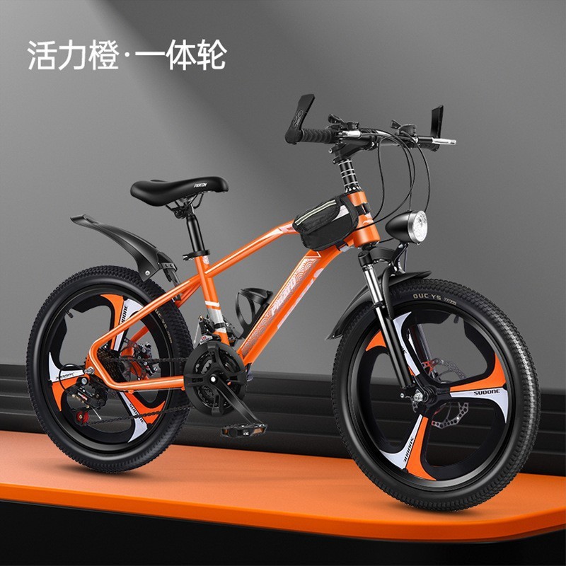 Personalización de bicicletas de montaña para niños de 8 a 15 años, bicicleta de montaña con frenos de disco, velocidad variable, absorción de impactos, bicicleta de montaña para estudiantes.