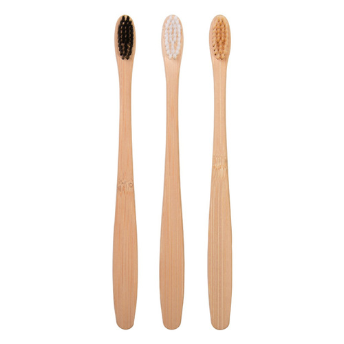 Amazon cross-border exclusive manufacturer bamboo toothbrush wholesale non-disposable wooden toothbrush bamboo handle bamboo B&B LOGO