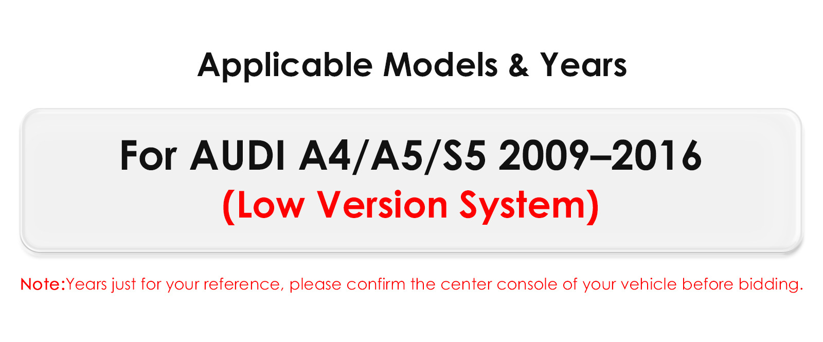 Suitable for 09-16 Audi A4 A5 S5 Linux system car central control Carplay navigation