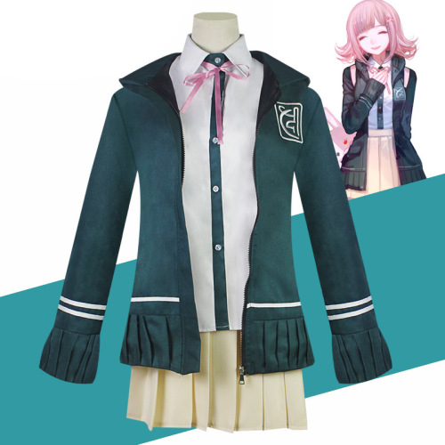 Bullet Heaven 2: Nanase Chitose Cosplay Costume Anime Costume Drama Costume Female Cosplay Green JK Uniform