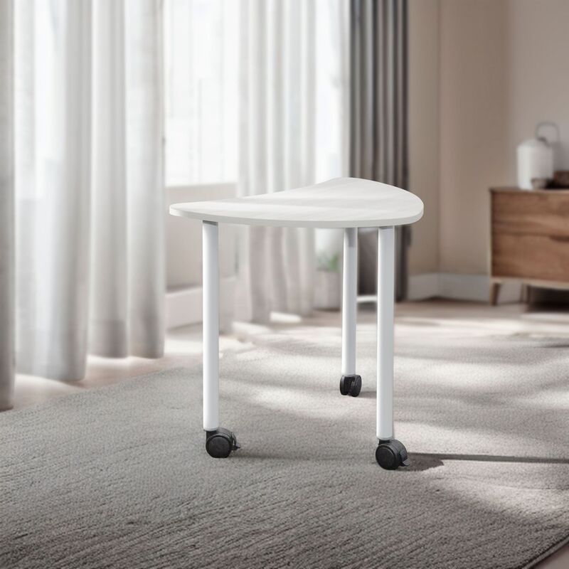 Household Small Apartment Mini Office Computer Desk Corner Right Angle Casual Triangular Mobile Table